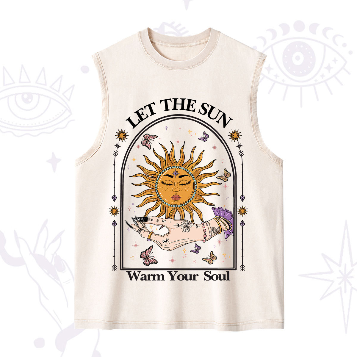 Purplehecate Let The Sun Warm Your Soul Washed Tank