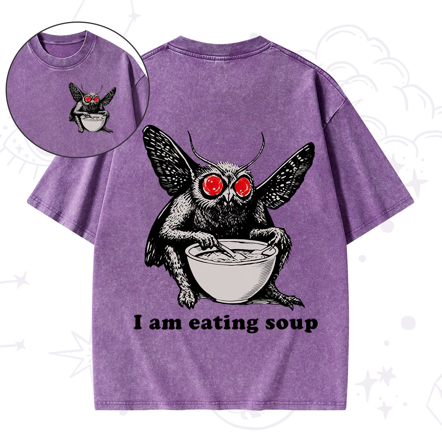 [Copy]Purplehecate Off To Cause A Kerfuffle Washed T-Shirt