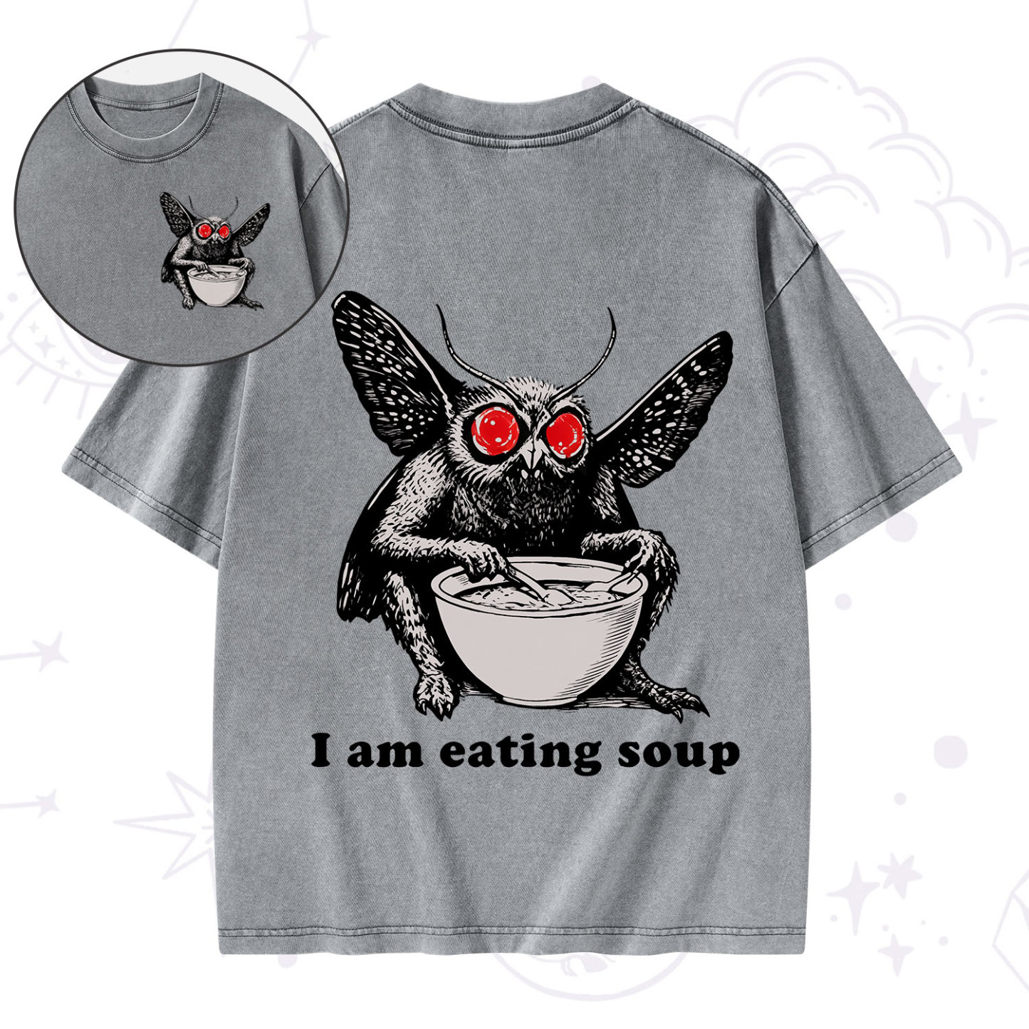 [Copy]Purplehecate Off To Cause A Kerfuffle Washed T-Shirt