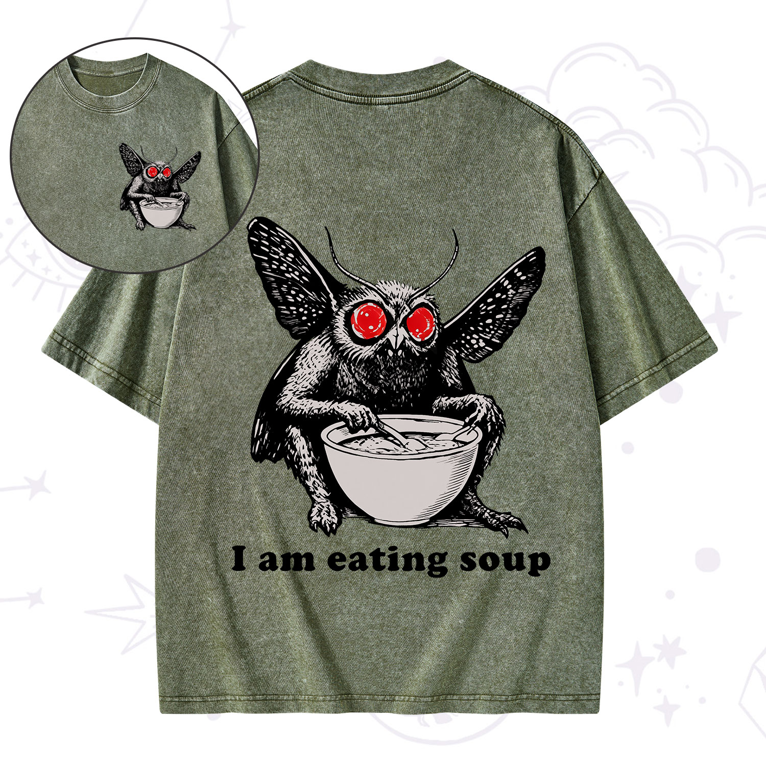 [Copy]Purplehecate Off To Cause A Kerfuffle Washed T-Shirt