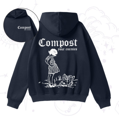 Purplehecate Compost Your Enemies Fleece Hoodie Suit