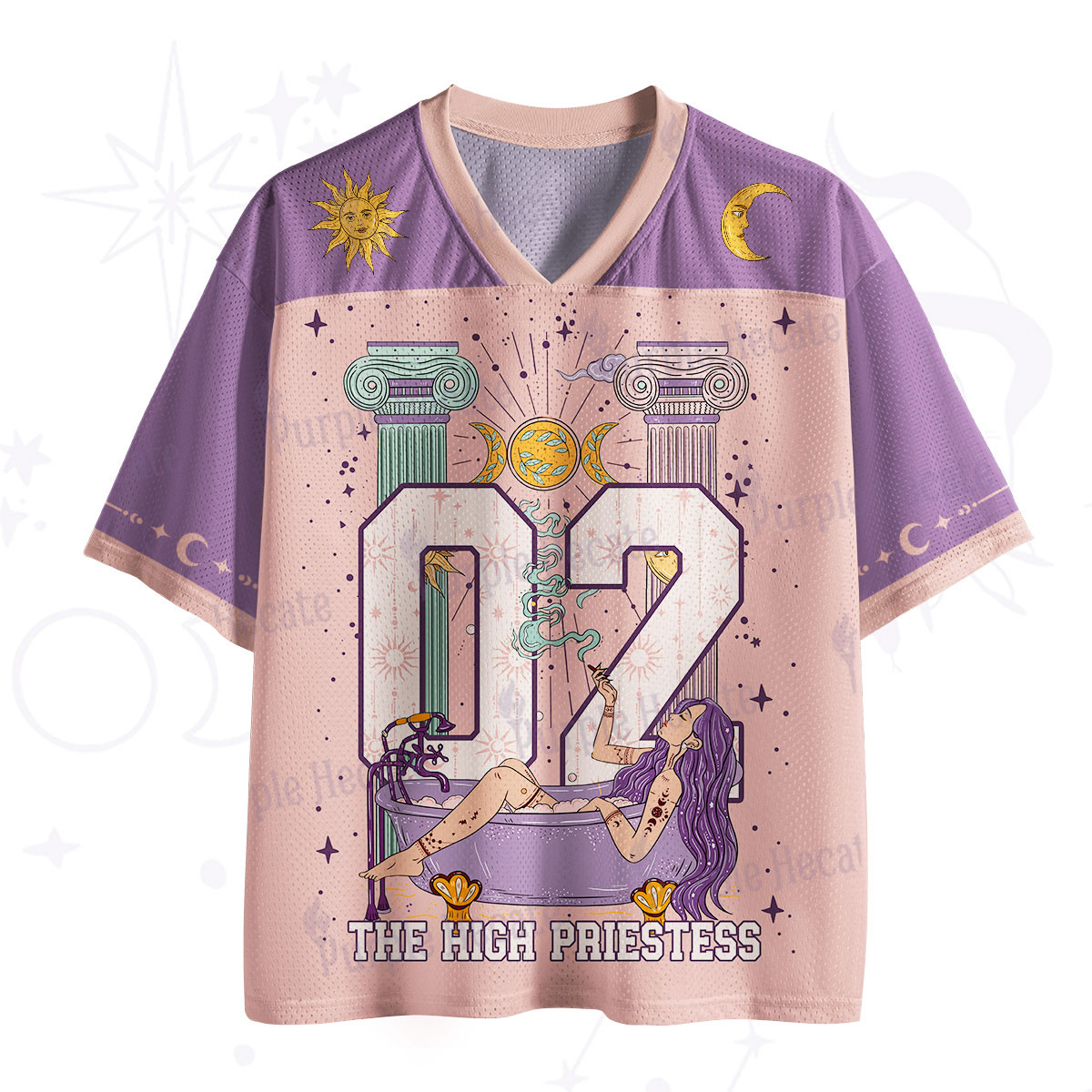 Purplehecate The High Priestess Mesh Jersey