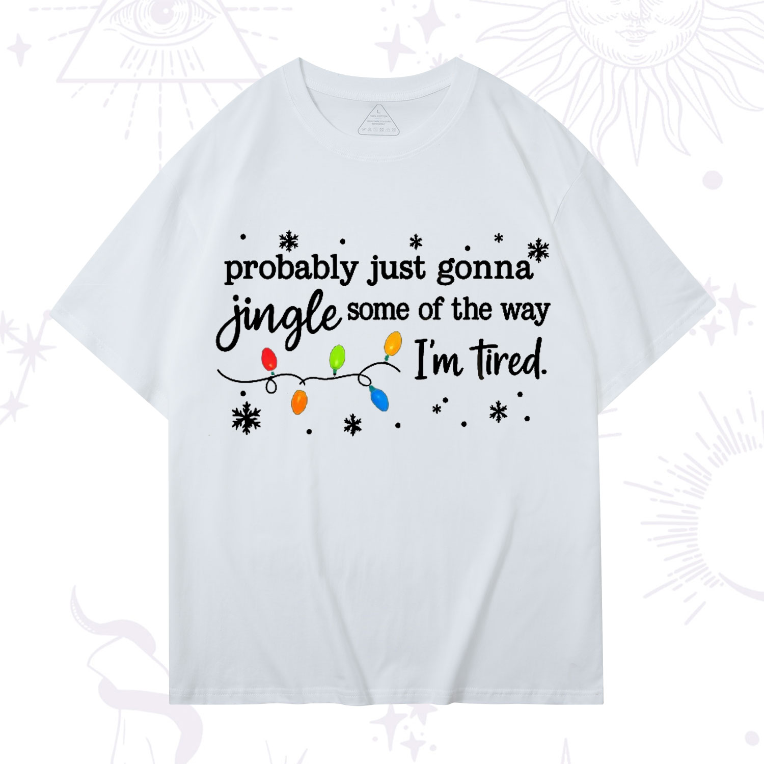 Purplehecate Probably Just Gonna Jingle Some Of The Way I'm Tired Christmas T-Shirt
