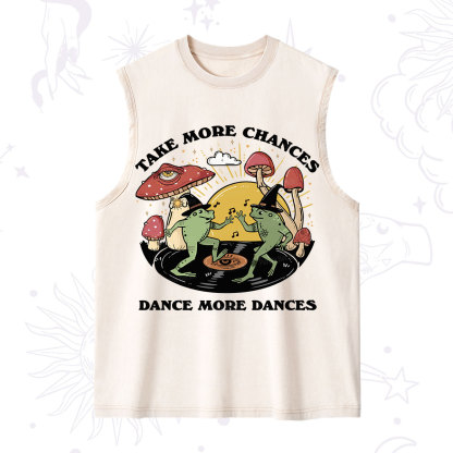 Purplehecate Dancing Frogs Washed Tank