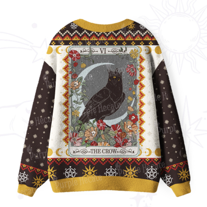 Purplehecate The Crow Tarot Ugly Cardigan Sweaters