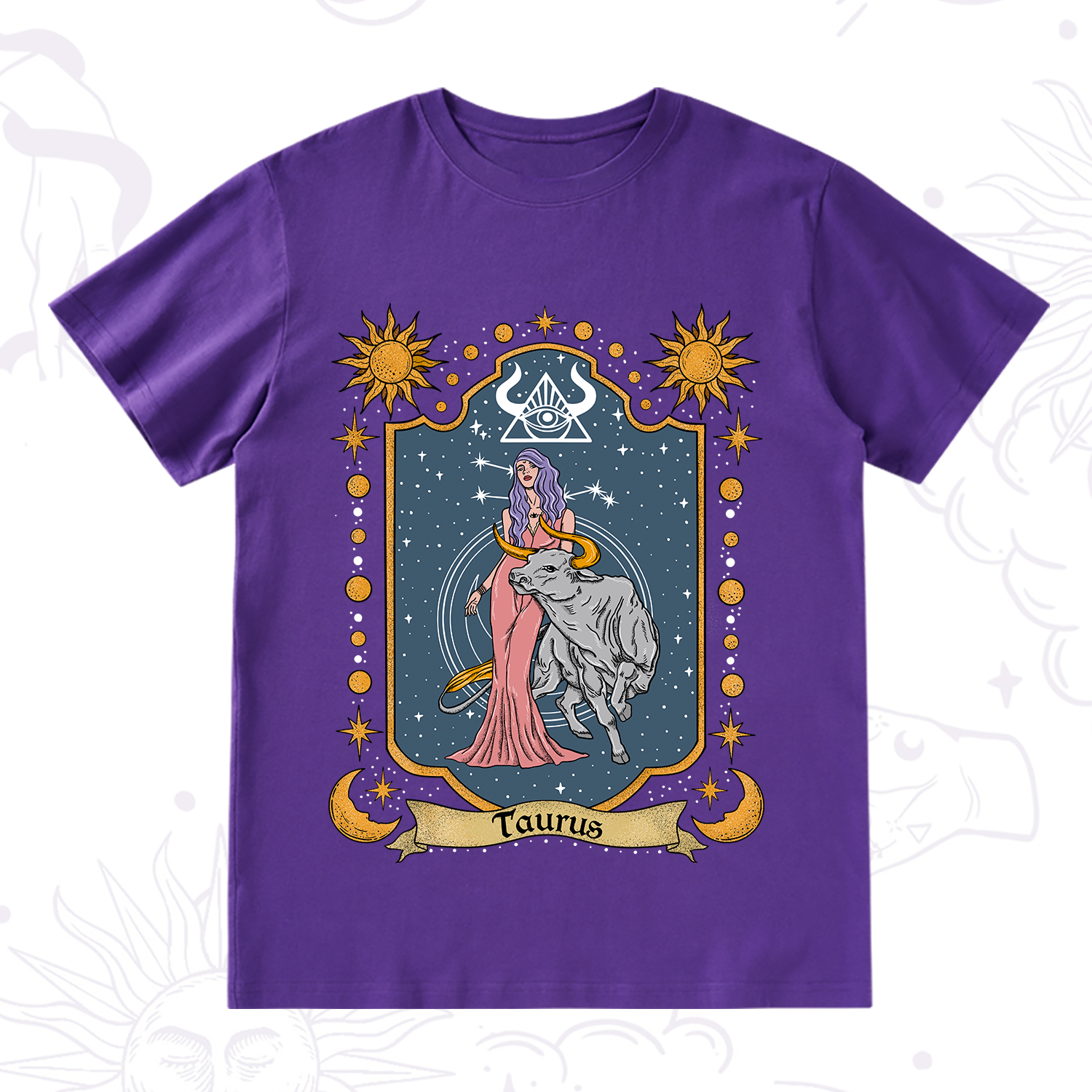 Purplehecate Taurus Zodiac T-Shirt