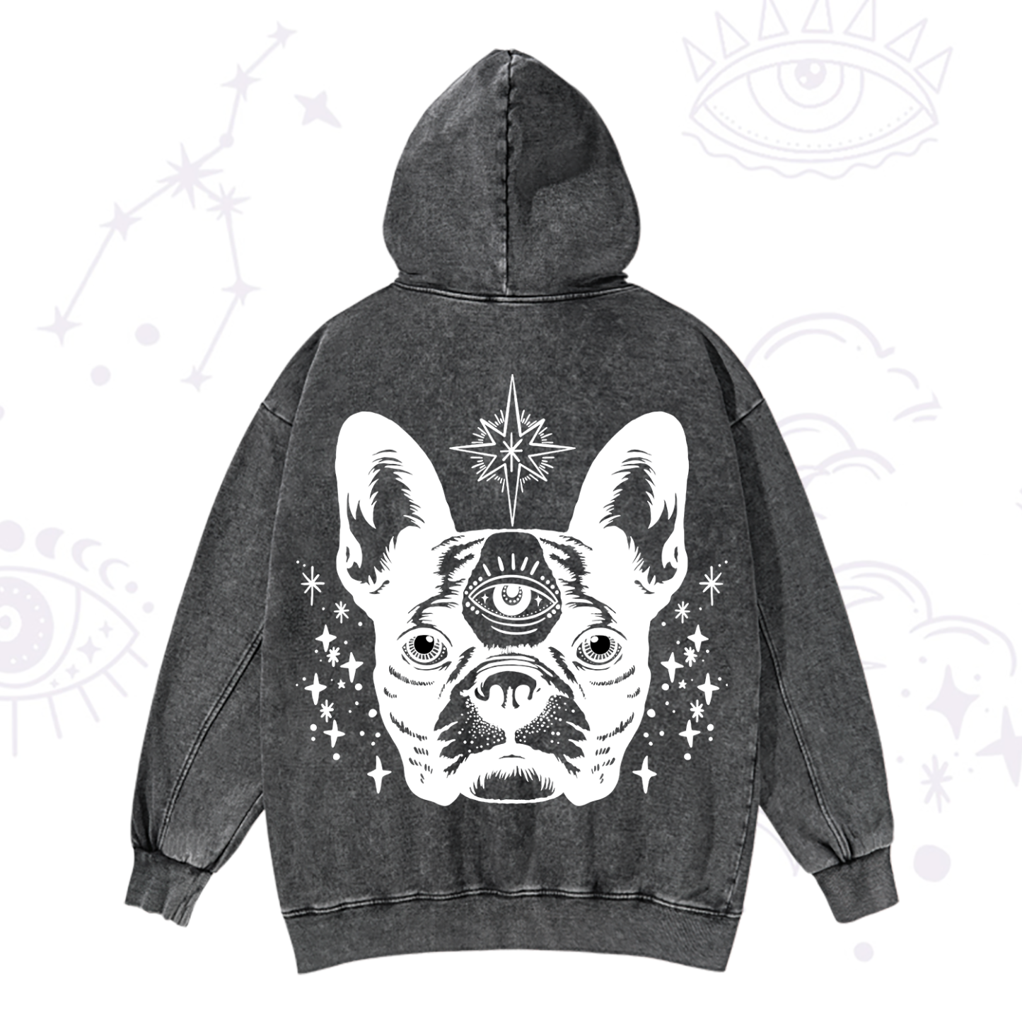 Magic Purplehecate Like A Boss Washed Hoodie