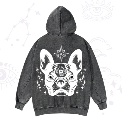 Purplehecate Like A Boss Washed Hoodie