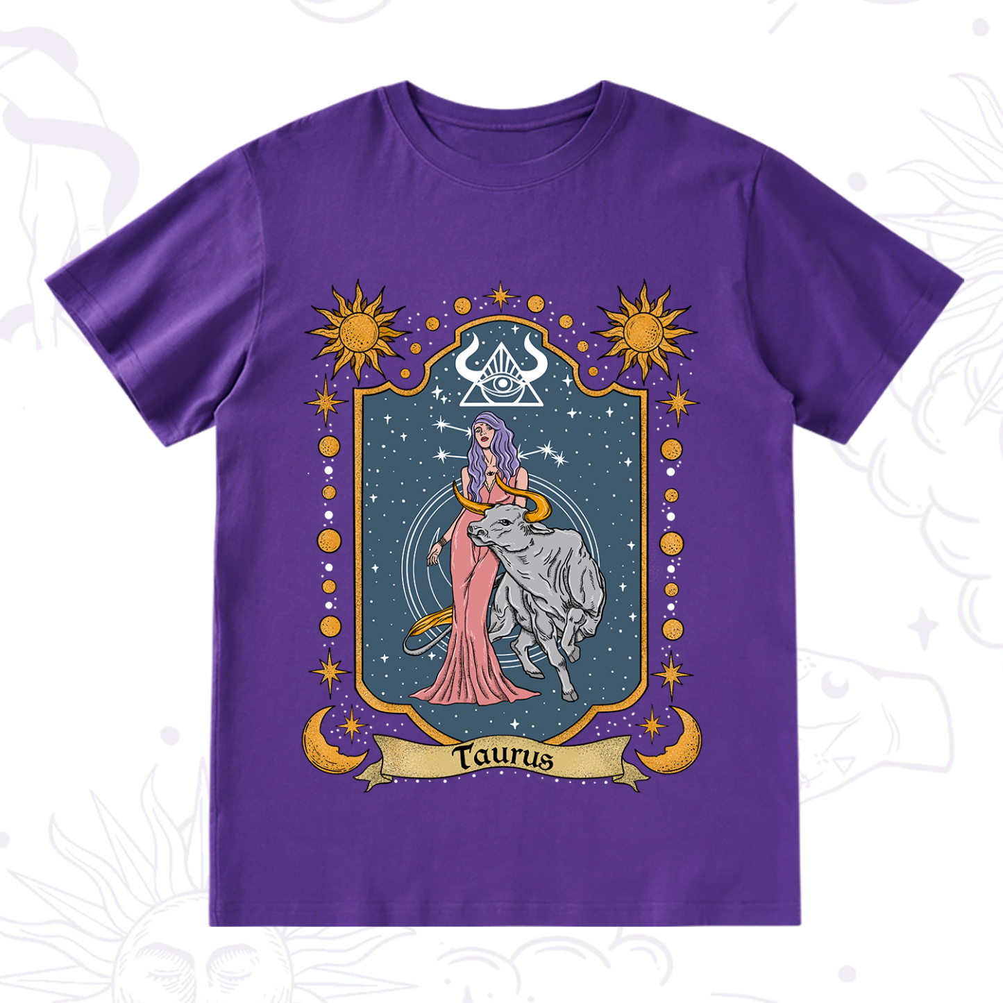 Purplehecate Taurus Zodiac T-Shirt