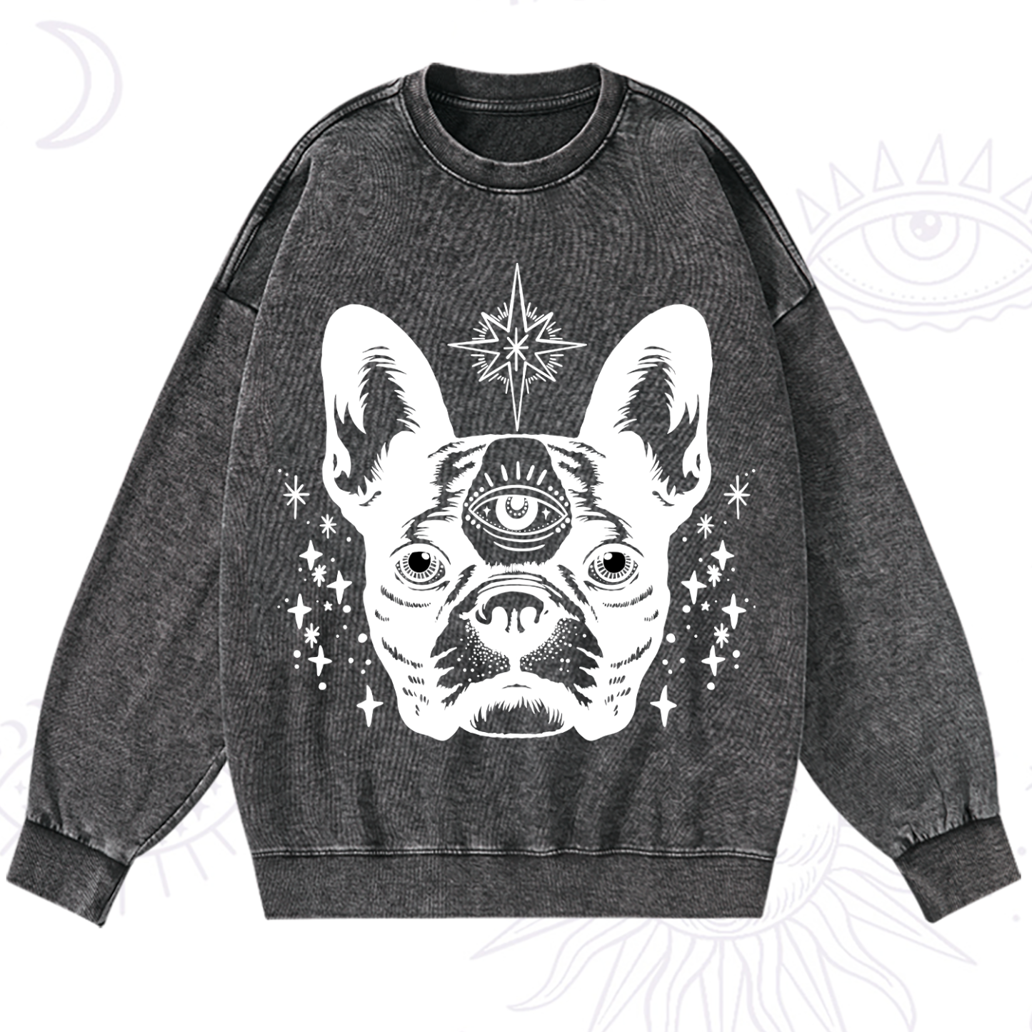 Magic Purplehecate Like A Boss Washed Sweatshirt