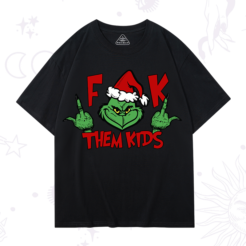 Purplehecate Fuck Them Kids Grinch Christmas T-Shirt
