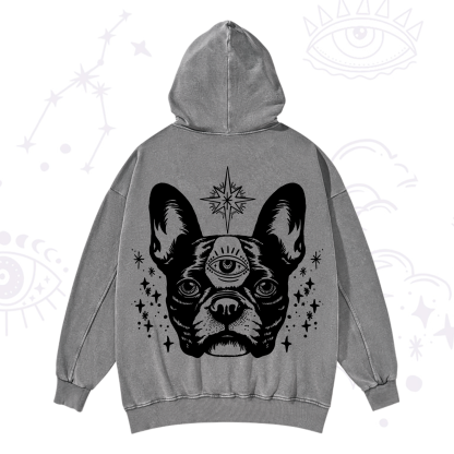 Purplehecate Like A Boss Washed Hoodie