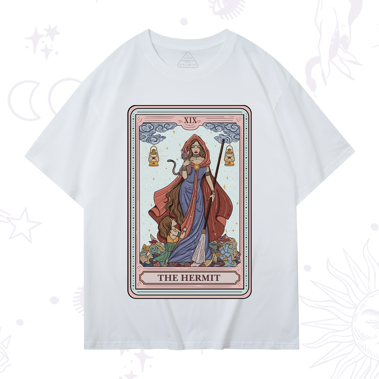 Purplehecate The Hermit Tarot Card T-Shirt