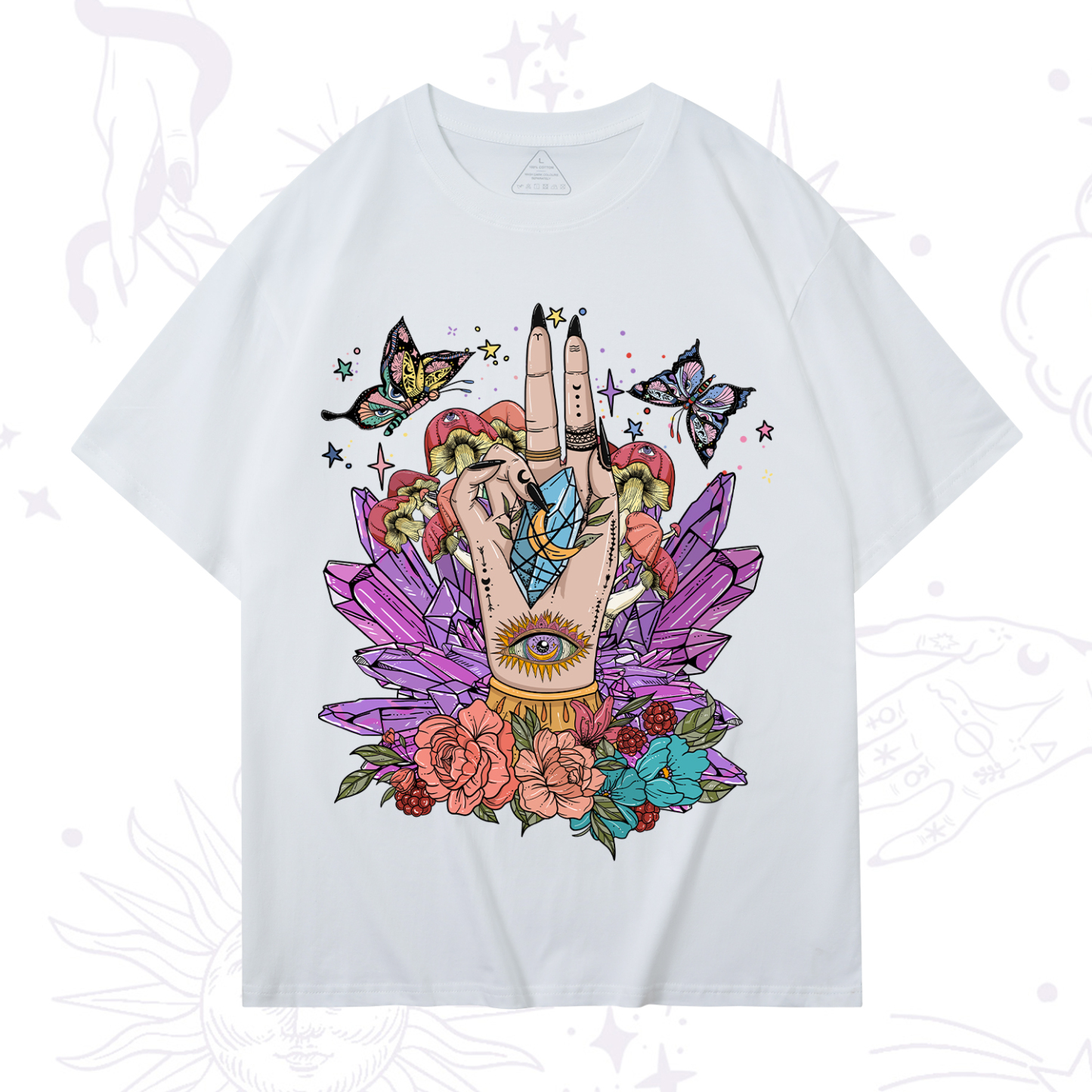 Purplehecate Mystic Crystal Divination T-Shirt