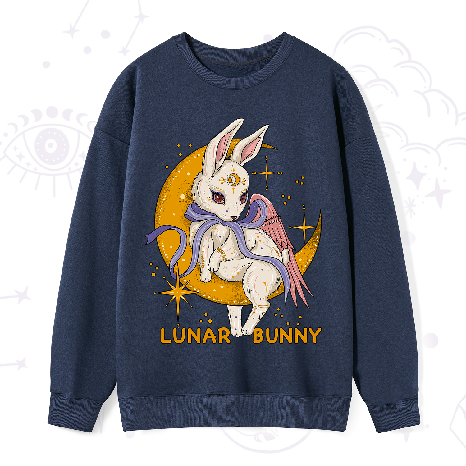 Purplehecate Lunar Bunny Easter Sweatshirt