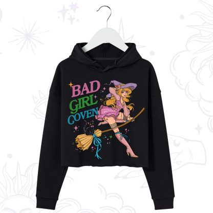 Purplehecate Bad Girl Coven Crop Hoodie
