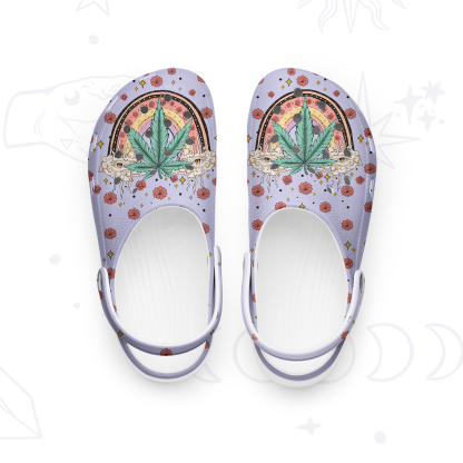 Purplehecate Drugs Not Hugs Rubber Clogs