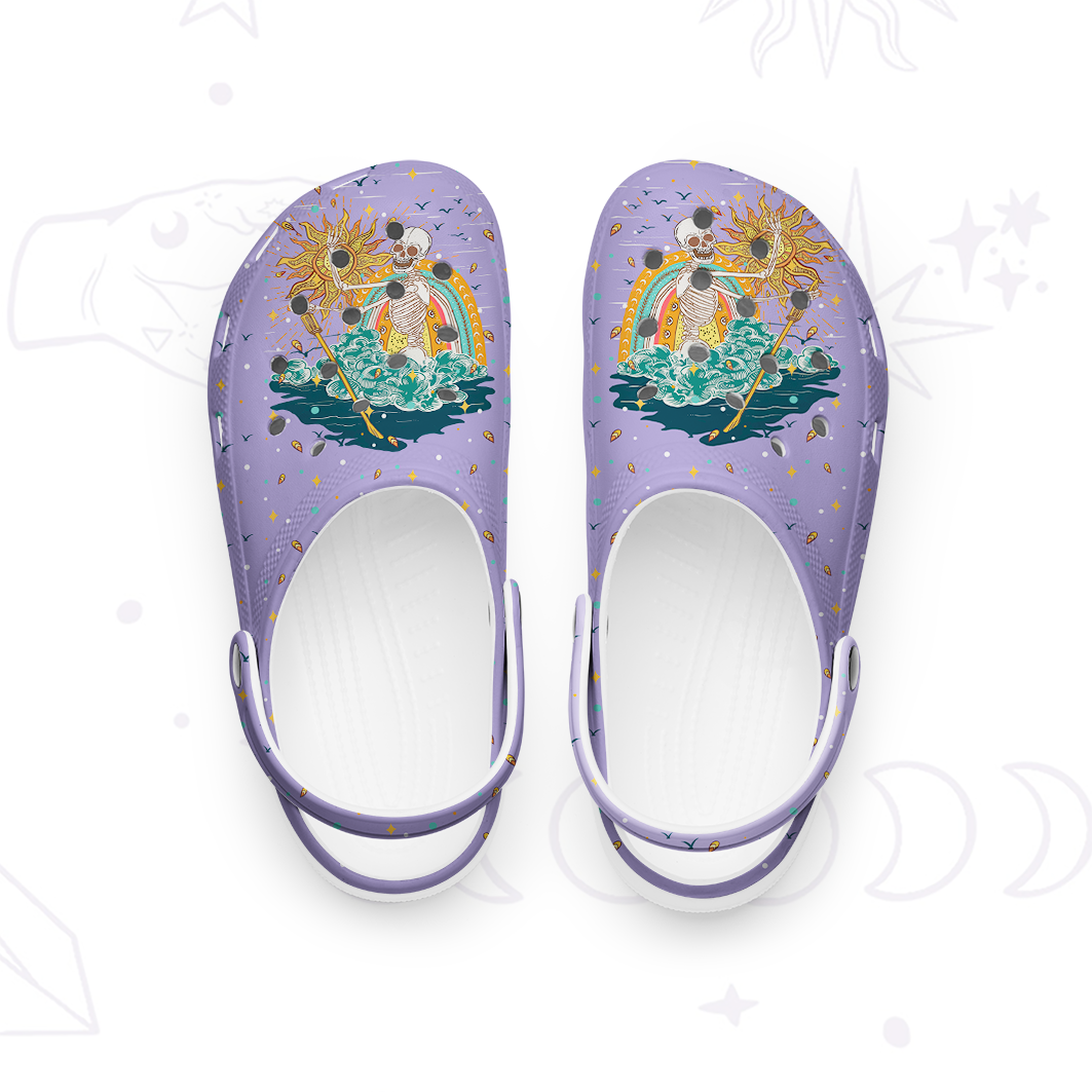 Purplehecate The Audacity Tarot Card Rubber Clogs