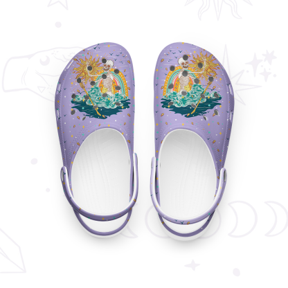 Purplehecate The Audacity Tarot Card Rubber Clogs