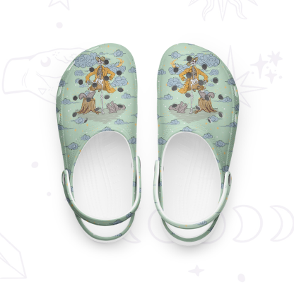 Purplehecate The Two Of Deez Tarot Rubber Clogs