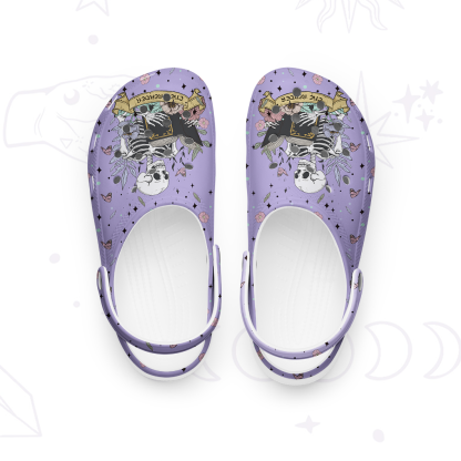 Purplehecate The Reader's Tarot Rubber Clogs