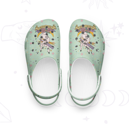Purplehecate The Hair Stylist Tarot Rubber Clogs