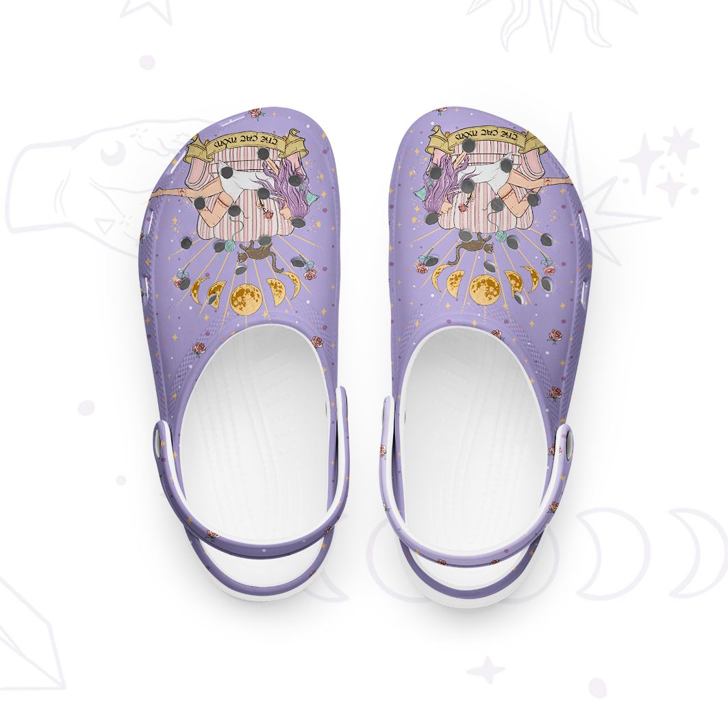 Purplehecate The Dog Mom Tarot Rubber Clogs