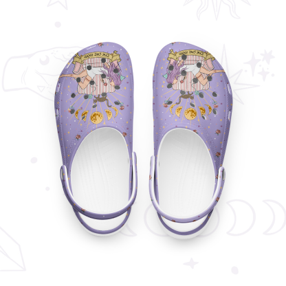 Purplehecate The Dog Mom Tarot Rubber Clogs