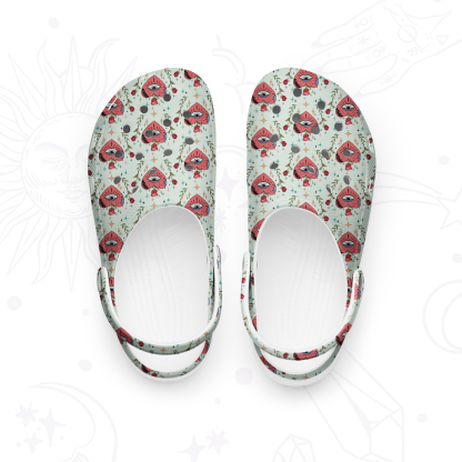 Purplehecate Mystic Eye Rubber Clogs