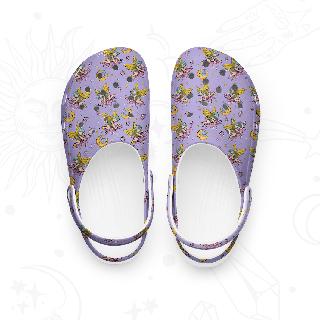 Purplehecate Fairy Dust Rubber Clogs