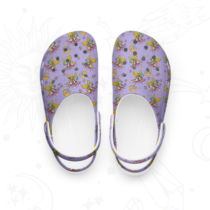 Purplehecate Fairy Dust Rubber Clogs