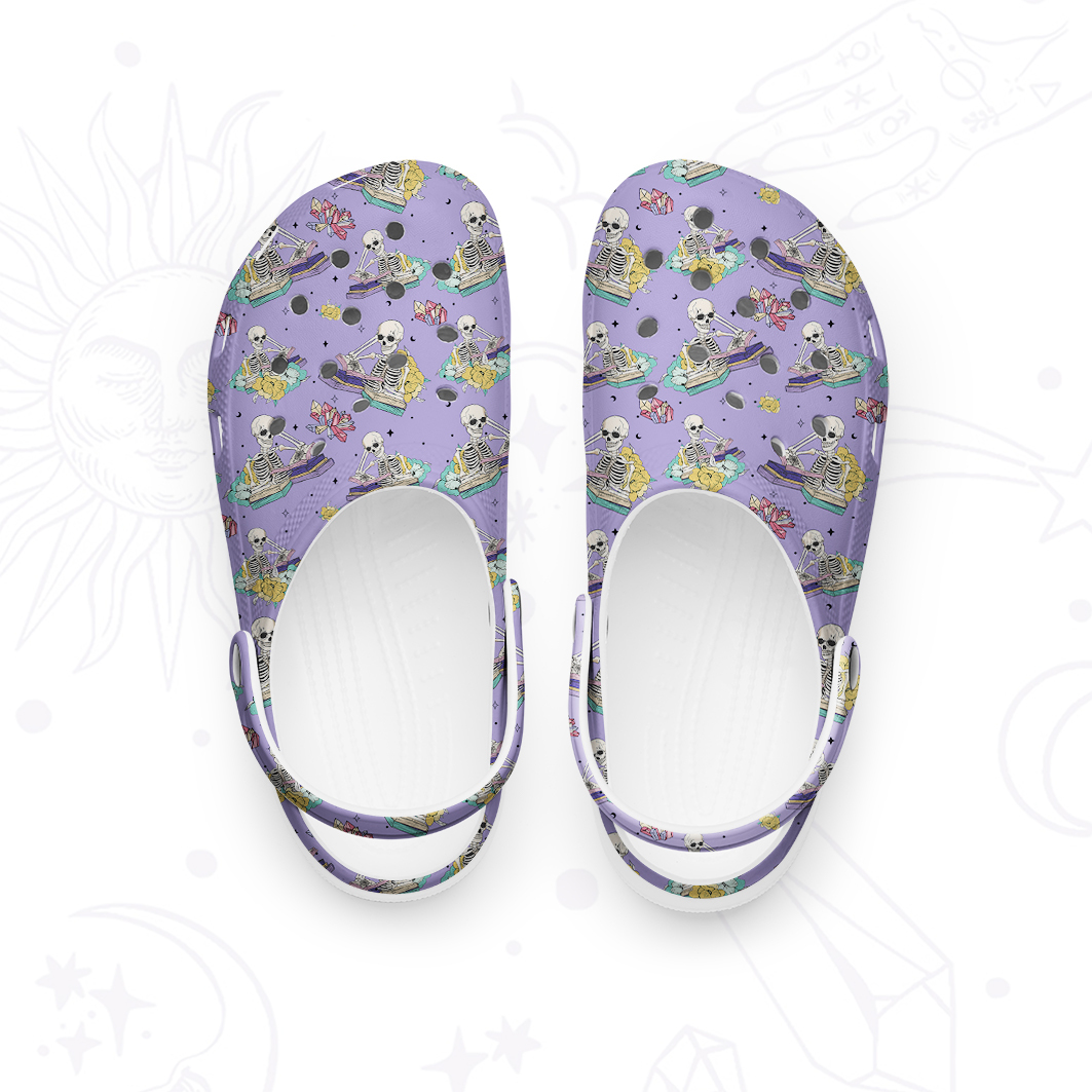 Purplehecate Book Lover Rubber Clogs