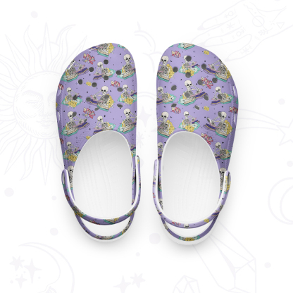 Purplehecate Book Lover Rubber Clogs
