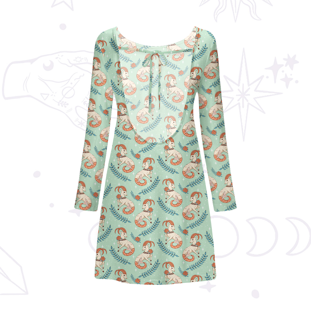 [Copy]Purplehecate Witchy Spellbook Beachwear Cover-Up Dress