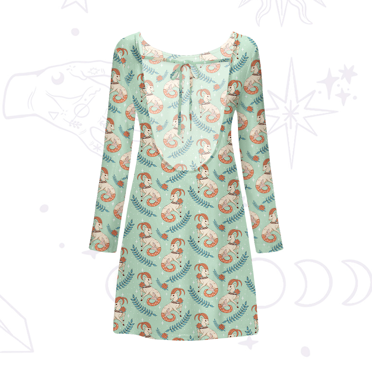 [Copy]Purplehecate Witchy Spellbook Beachwear Cover-Up Dress