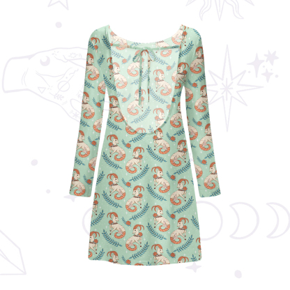 [Copy]Purplehecate Witchy Spellbook Beachwear Cover-Up Dress