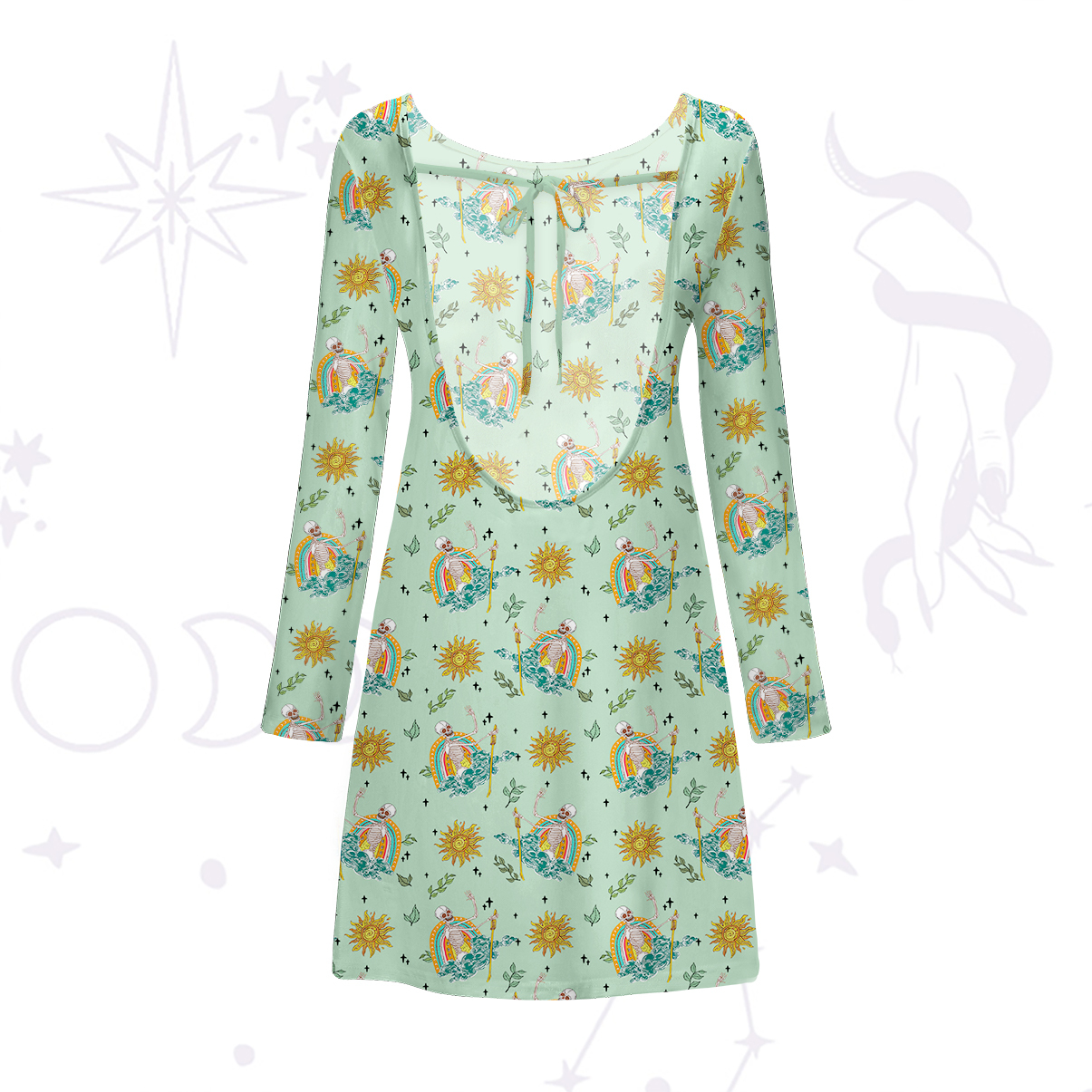 Purplehecate The Audacity Beachwear Cover-Up Dress