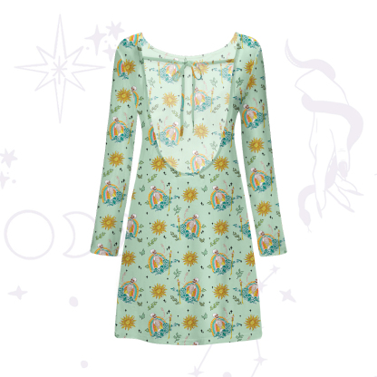 Purplehecate The Audacity Beachwear Cover-Up Dress