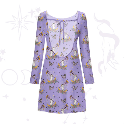 Purplehecate The Hair Colorist Beachwear Cover-Up Dress