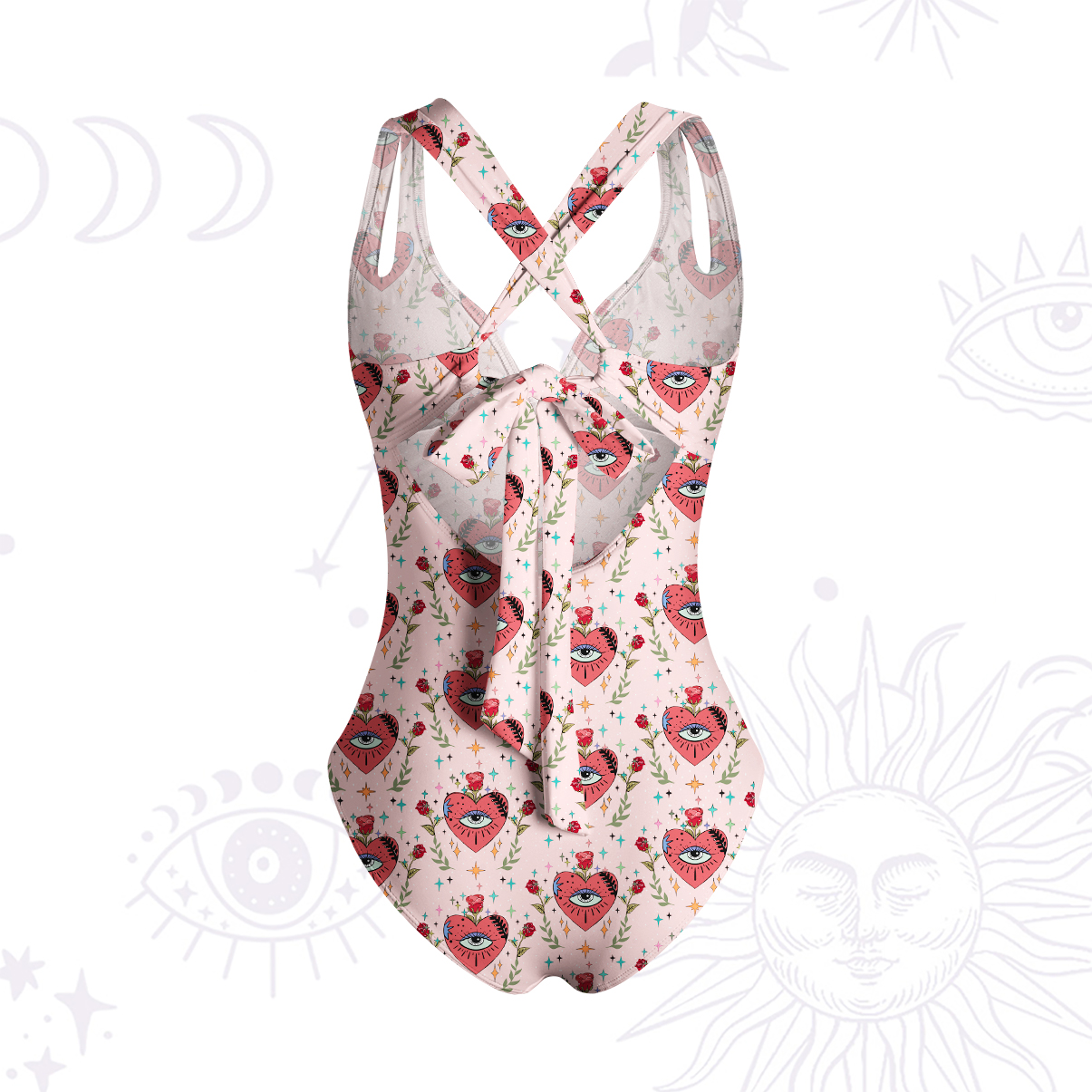 [Copy]Purplehecate Magic Sun One-Piece Swimsuit