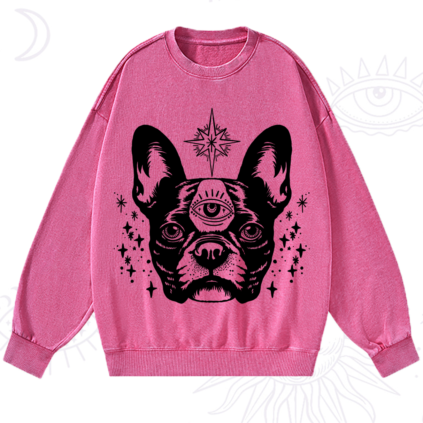 Purplehecate Like A Boss Washed Sweatshirt
