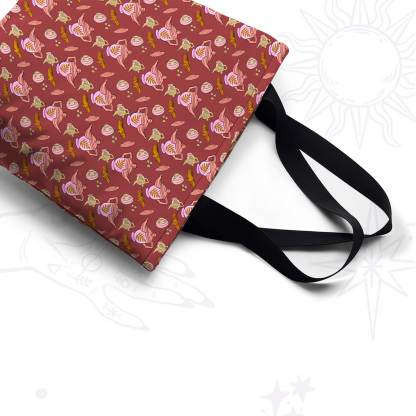 Purplehecate Mystical Teapot Tote Shopping Bag