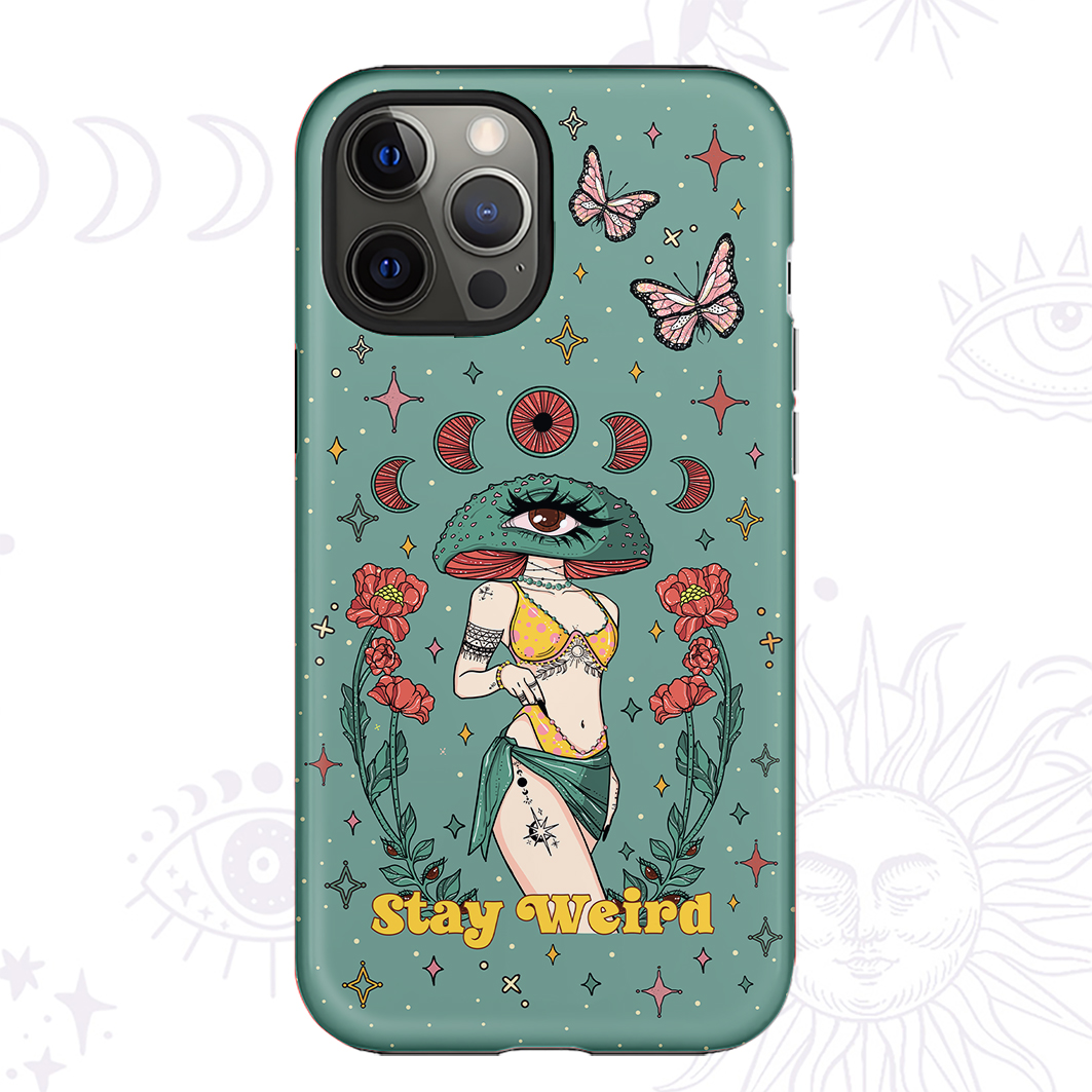 Purplehecate Stay Weird Phone Case