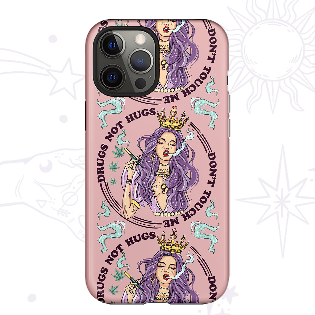 Purplehecate Drugs Not Hugs Phone Case