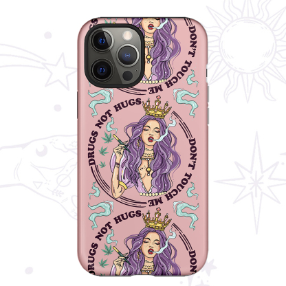 Purplehecate Drugs Not Hugs Phone Case