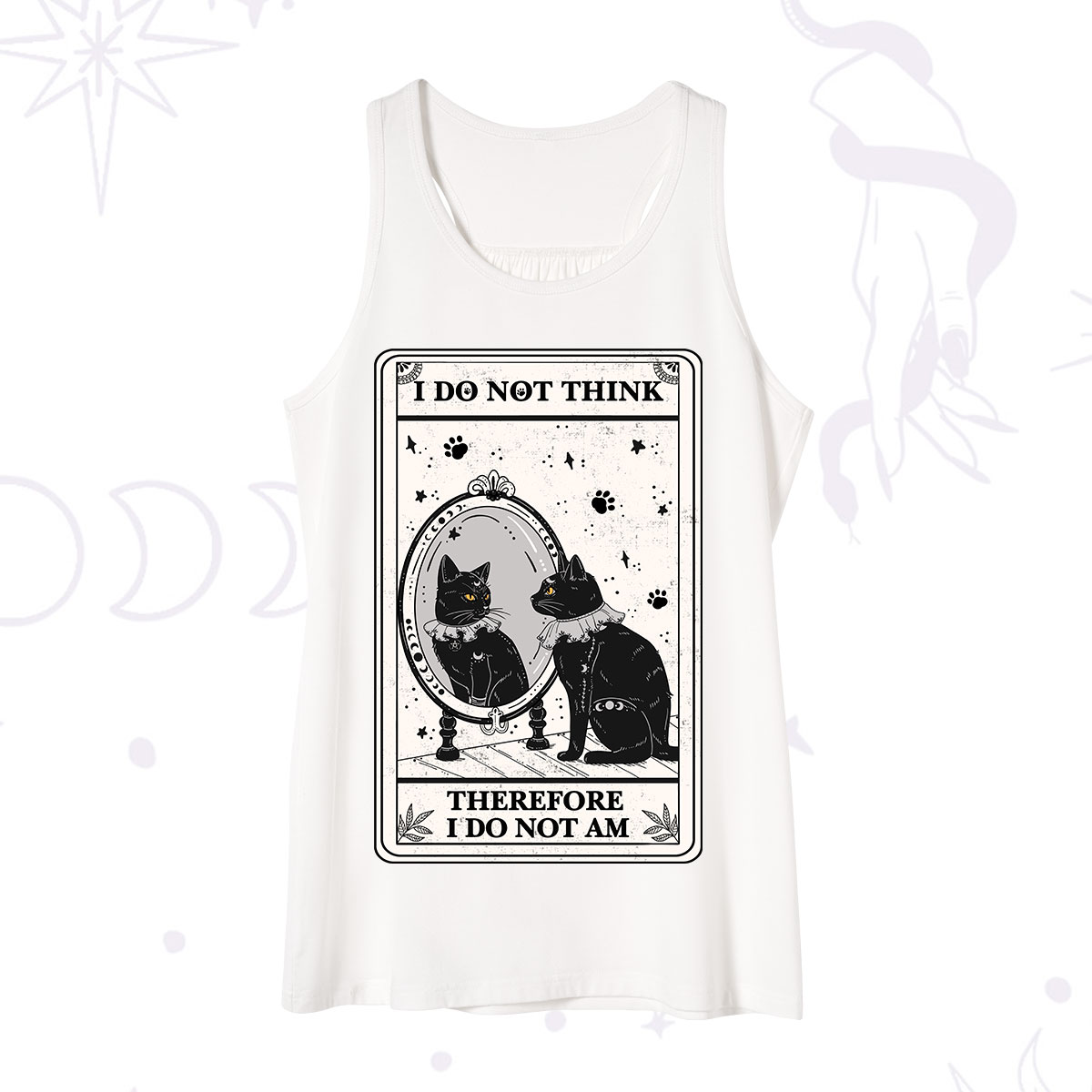 Purplehecate The I Do Not Think Therefore I Do Not Am Oracle Card Tank