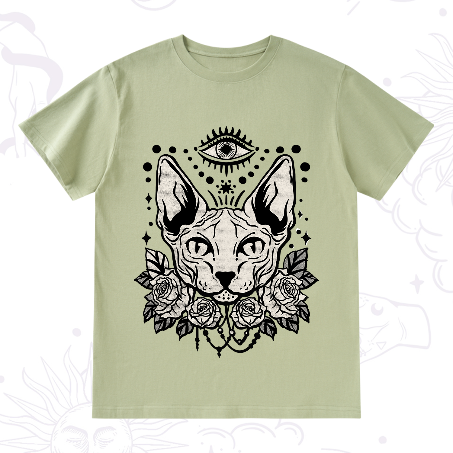 Purplehecate Mystical Cat T-Shirt