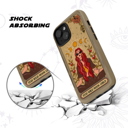 Purplehecate The Stay Wild Moon Child Oracle Card Phone Case