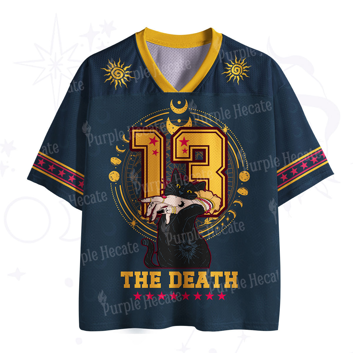 Purplehecate The Death Cat Mesh Jersey