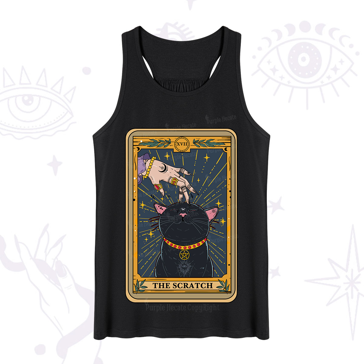 Purplehecate The Scratch Cat Tarot Tank
